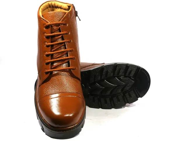 Tan_Leather_Police_Boots_For_Men