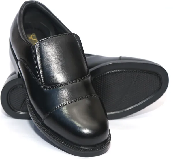 Black_Leather_Police_Style_Formal_Slip_On_Shoes_For_Men