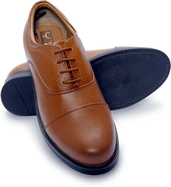 ICEBULL_LEATHER_JEF067_TAN_FORMAL_POLICE_SHOES_Corporate_Casuals_For_Men