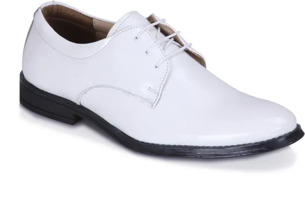 White_Leather_Derby_Shoes_For_Men