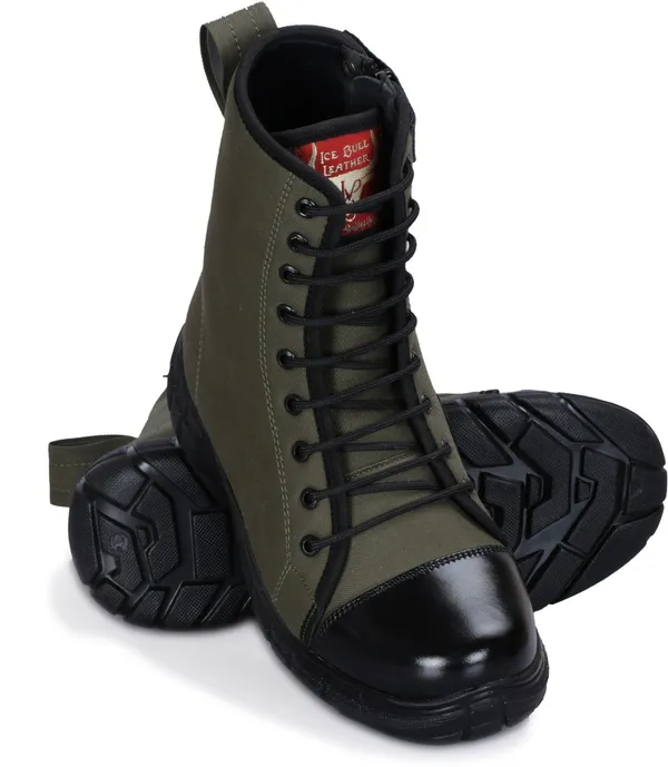 Green_Leather_Boots_For_Men
