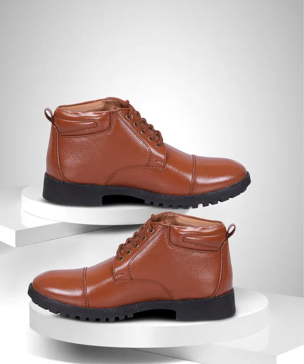 Tan_Leather_Lace_Up_Shoes_For_Men