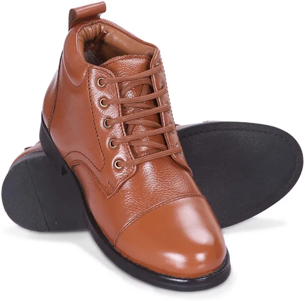 Tan_Genuine_Leather_Formal_Lace_Up_Shoes_For_Women