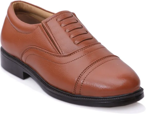 Tan_Genuine_Leather_Formal_Slip_On_Shoes_For_Men