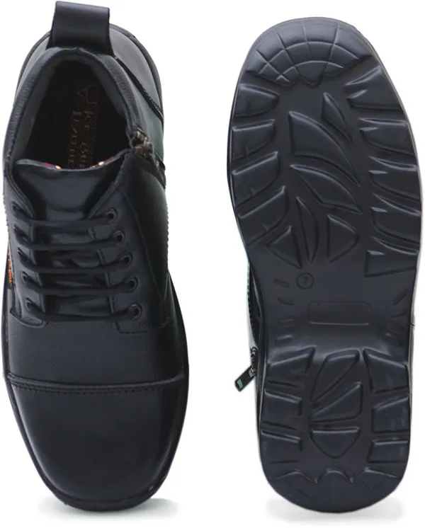 Black_Genuine_Leather_Ankle_Boots_For_Men