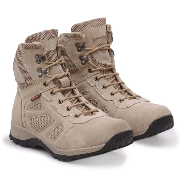 Beige_Genuine_Leather_Commando_Outdoor_Shoes_For_Men