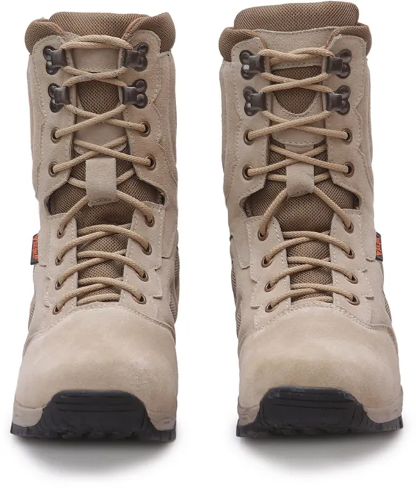 Beige_Genuine_Leather_Commando_Boots_For_Men