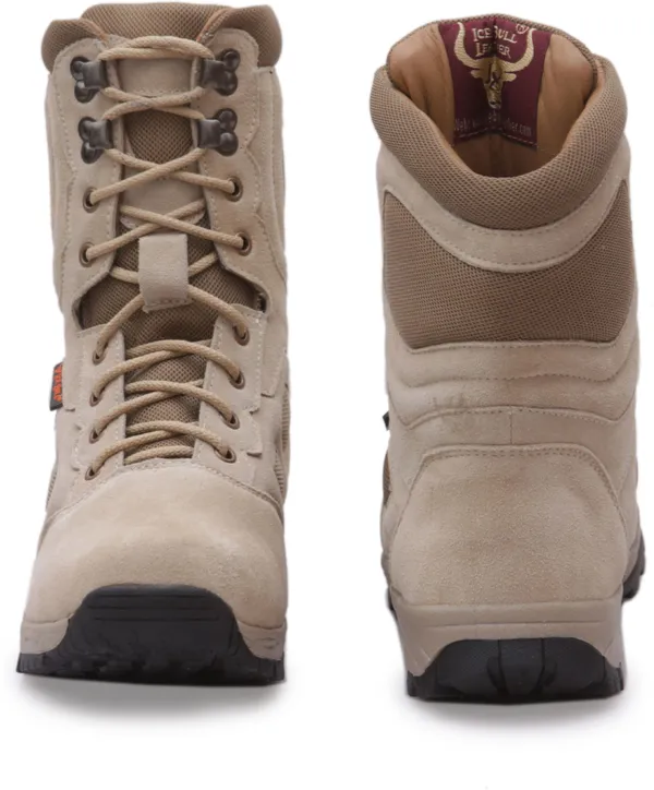 Beige_Genuine_Leather_Commando_Boots_For_Men