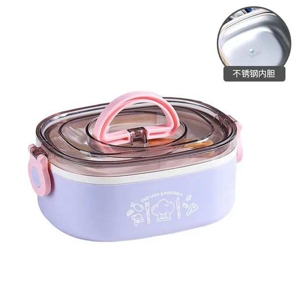 Yellow_Stainless_Steel_Lunch_Box_-_Single_Compartment,_Microwave_Safe_(600Ml)