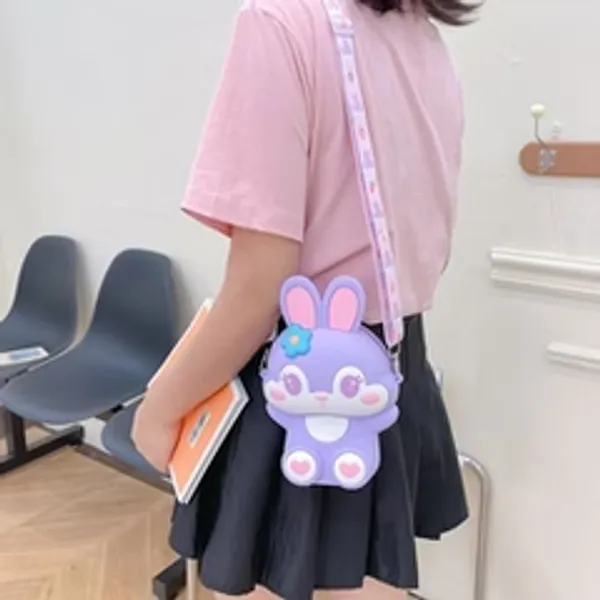 Lilac_Cute_Little_Bunny_Zipper_Sling_Bag_With_Mirror,_Comb,_And_Keychain