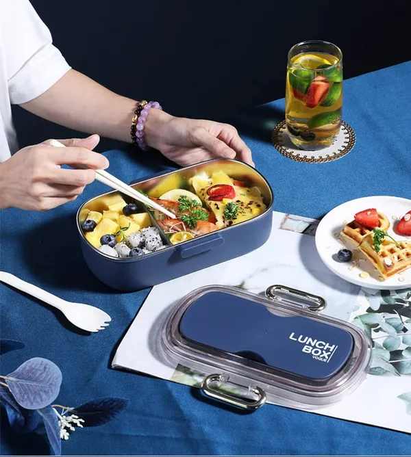 Pink_Lunch_Box_For_All_|_900_mL_Innovative_2_Compartment_|_Leak-Proof,_Reusable,_Freezer_Safe