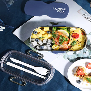 White_Lunch_Box_For_All_|_900_mL_Innovative_2_Compartment_|_Leak-Proof,_Reusable,_Freezer_Safe