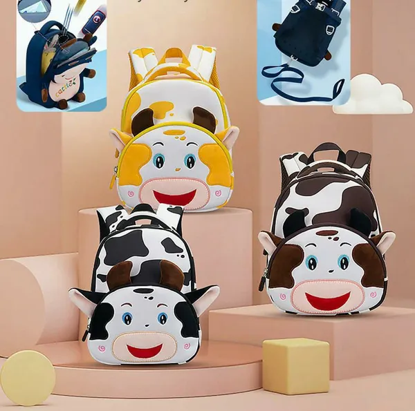 Premium_Quality_3D_Cow_Backpack_For_Kindergarten_Kids