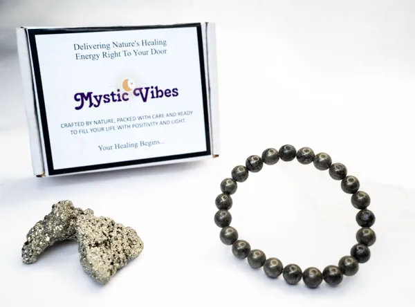 Natural_Pyrite_Premium_Bracelet_For_Adults
