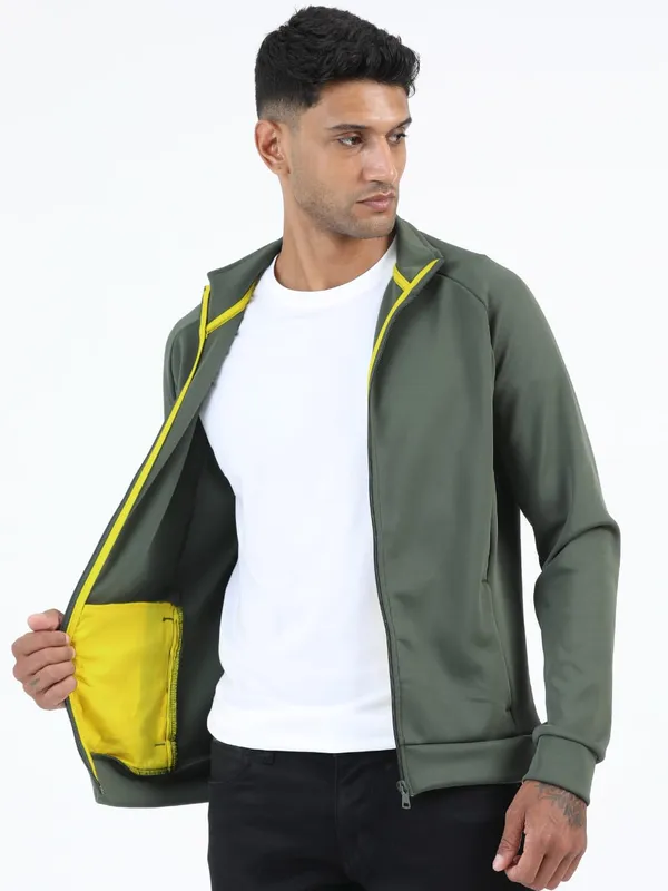 Olive_Green_Polyester_Zip-Up_Jacket_For_Men_|_Regular_Fit__With_Side_Pockets_|_Cruze_French_Poly_Blend_Theme