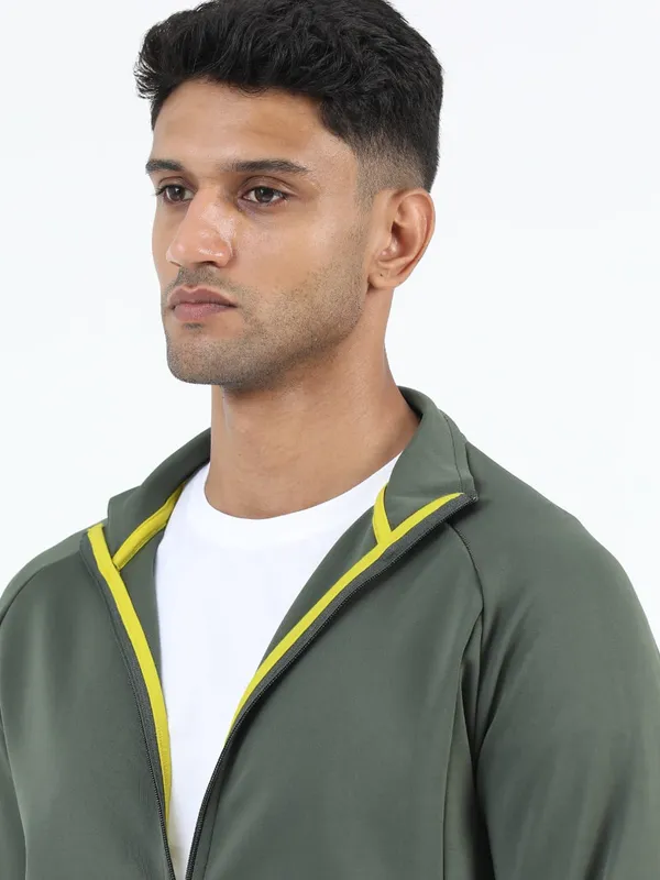Olive_Green_Polyester_Zip-Up_Jacket_For_Men_|_Regular_Fit__With_Side_Pockets_|_Cruze_French_Poly_Blend_Theme