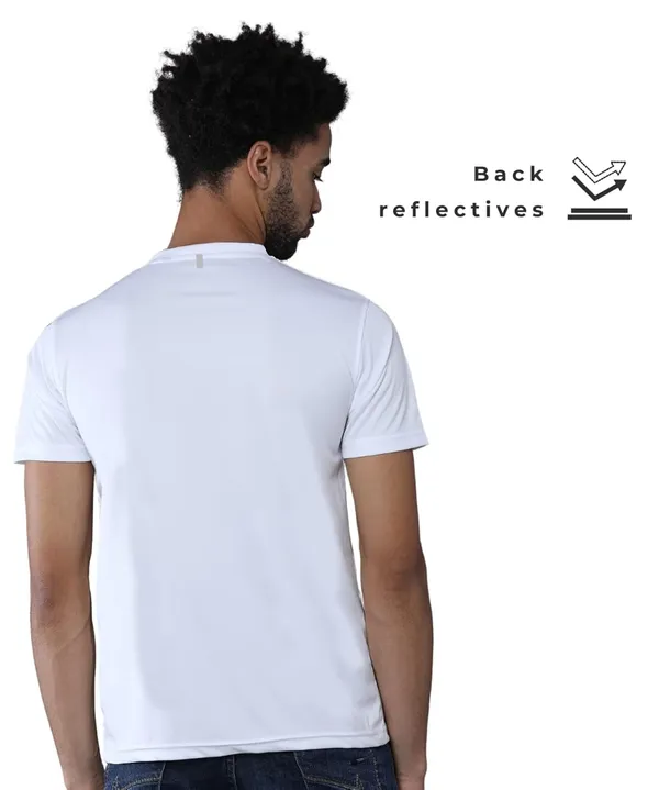 White_Polyester_Dri_Fit_Half_Sleeve_Round_Neck_T_Shirt_-_Pack_Of_4_For_Men