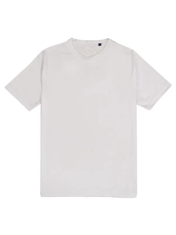 White_Polyester_Dri_Fit_Round_Neck_Half_Sleeve_T_Shirt_For_Men