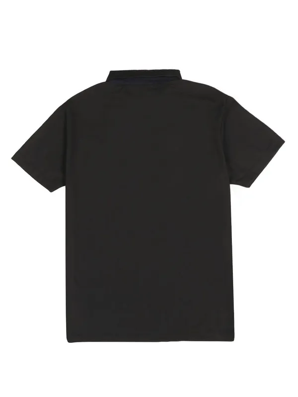 Classic_Black_Poly_Cotton_Regular_Fit_Polo_T-Shirt_For_Men