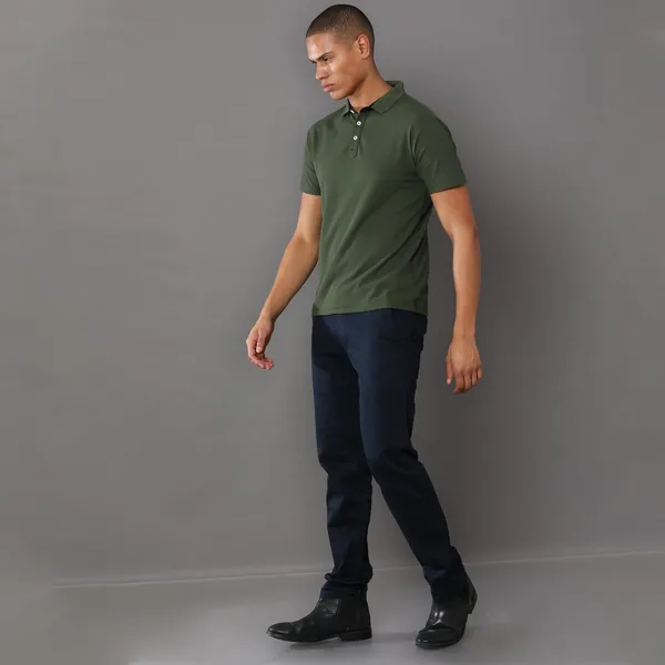 Olive_Green_Poly_Cotton_Regular_Fit_Polo_T-Shirt_For_Men