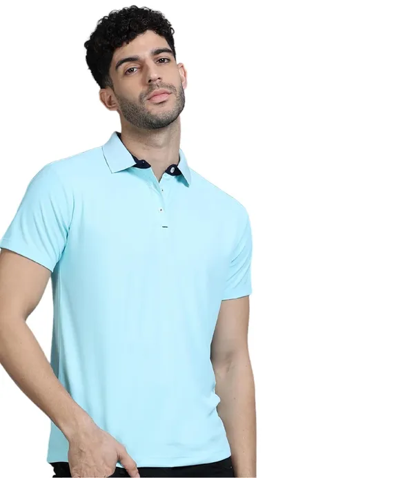 Sky_Mint_Poly_Cotton_Regular_Fit_Polo_T-Shirt_For_Men