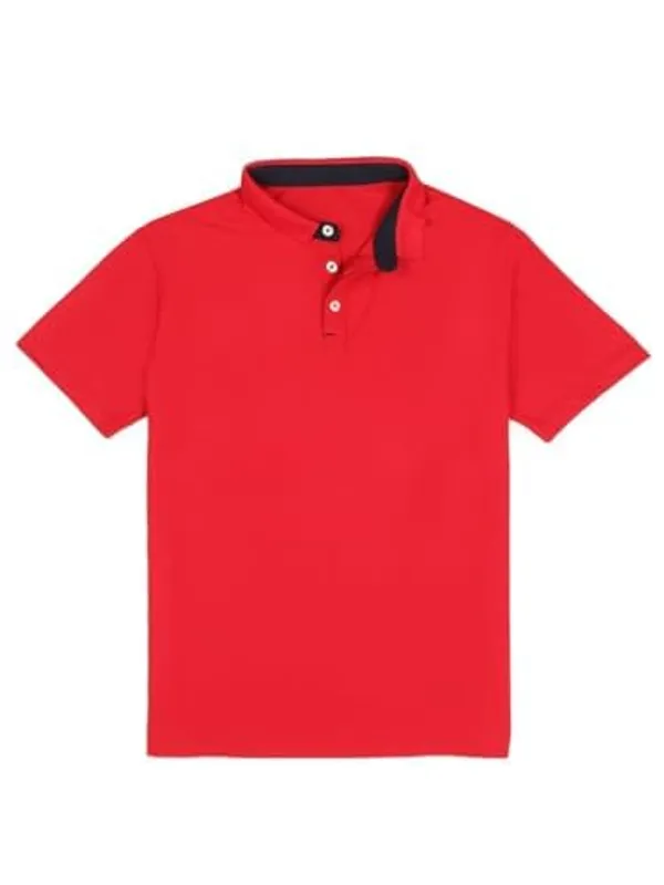 Red_Poly_Cotton_Regular_Fit_Polo_T-Shirt_For_Men