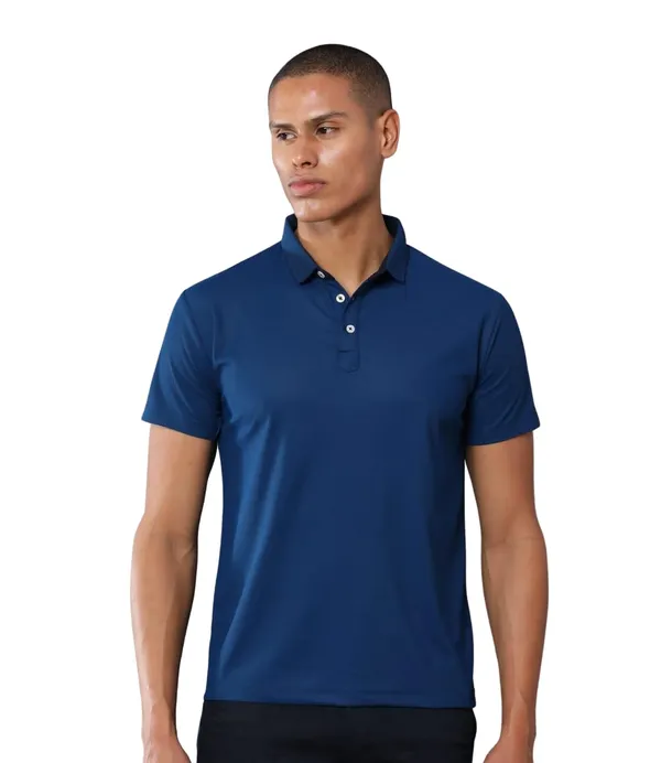 Teal_Blue_Poly_Cotton_Regular_Fit_Polo_T-Shirt_For_Men