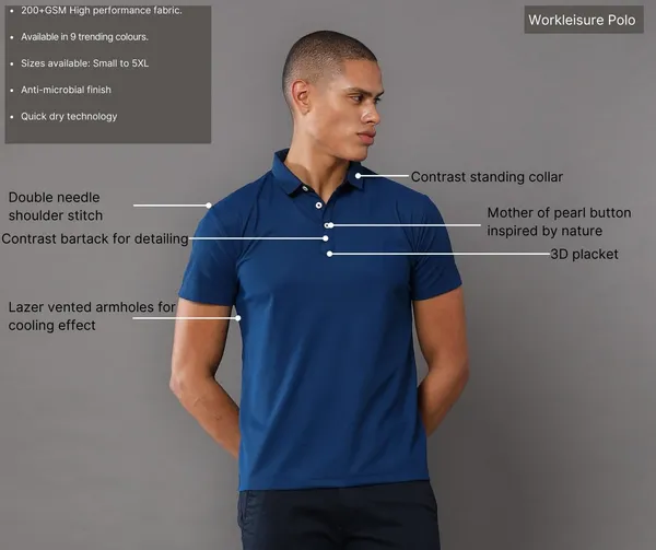 Teal_Blue_Poly_Cotton_Regular_Fit_Polo_T-Shirt_For_Men