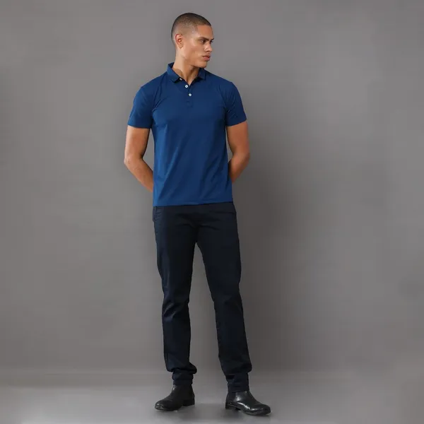 Teal_Blue_Poly_Cotton_Regular_Fit_Polo_T-Shirt_For_Men