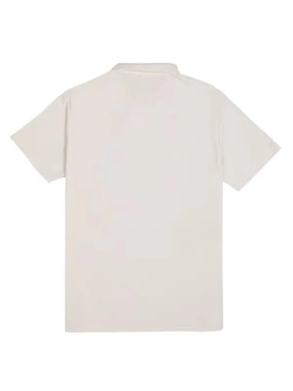 White_Poly_Cotton_Regular_Fit_Polo_T-Shirt_For_Men