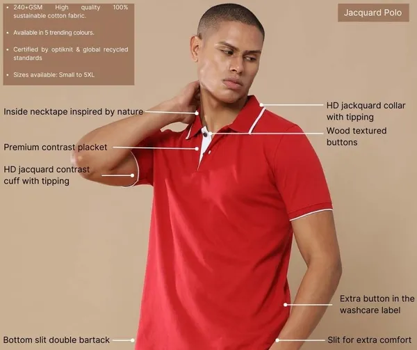 Heather_Red_Regular_Fit_Collar_Polo_T_Shirt_For_Men