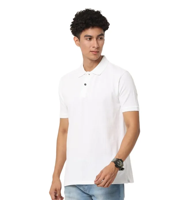 White_Regular_Fit_Collar_Polo_T_Shirt_For_Men