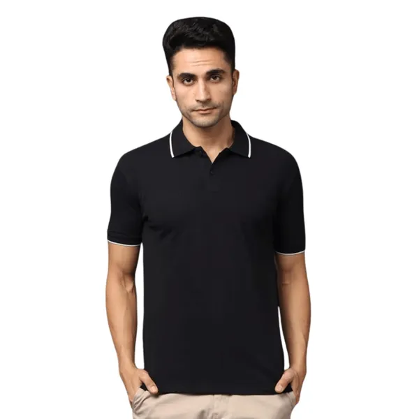 Classic_Black_Regular_Fit_Polo_T_Shirt_For_Men