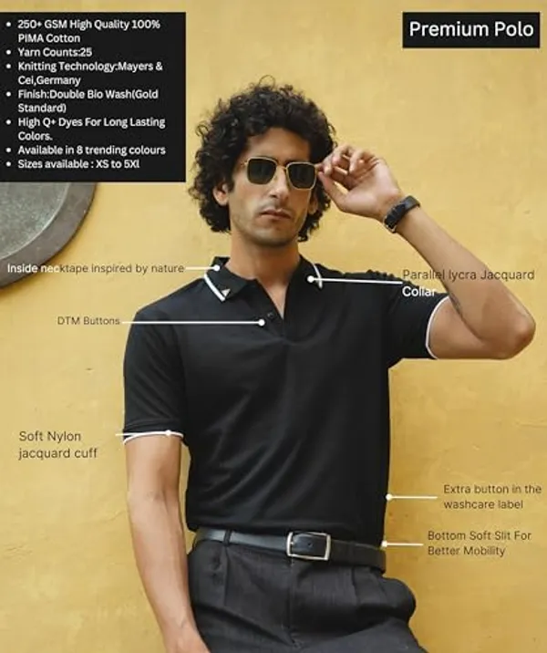 Classic_Black_Regular_Fit_Polo_T_Shirt_For_Men
