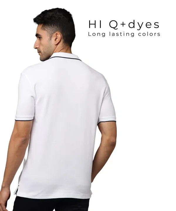 White_Regular_Fit_Polo_T_Shirt_For_Men