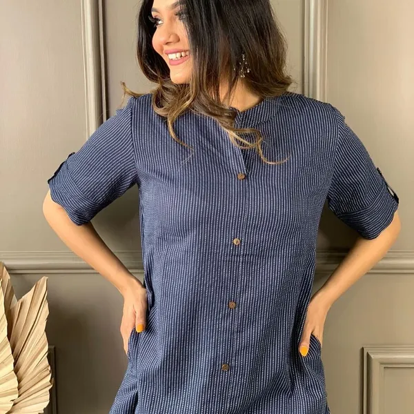Navy_Blue_Cotton_And_Rayon_Straight_Kurta_With_Palazzo_Set_For_Women