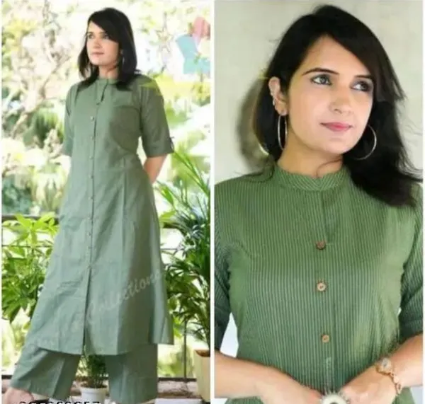 Green_Pure_Cotton_Straight_Kurta_With_Palazzo_Set_For_Women
