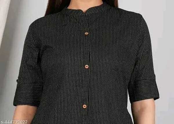 Black_Pure_Cotton_Straight_Kurta_With_Palazzo_Set_For_Women