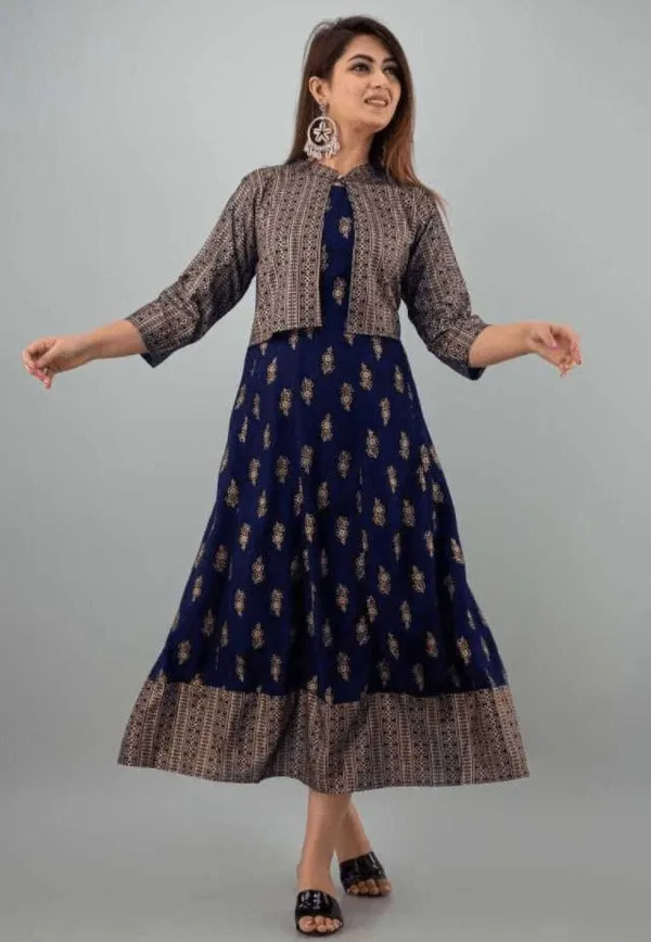Blue_Cotton_And_Rayon_A_And_Line_Anarkali_Kurta_For_Women