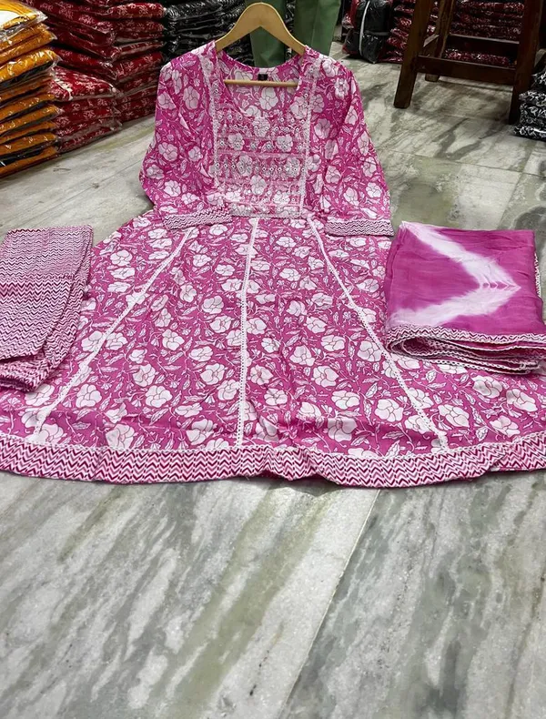 Pink_Cotton_Straight_Kurta_Pant_Dupatta_Set_For_Women