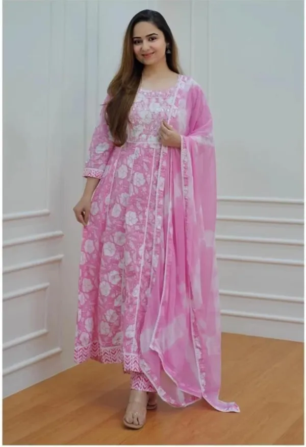 Pink_Cotton_Straight_Kurta_Pant_Dupatta_Set_For_Women