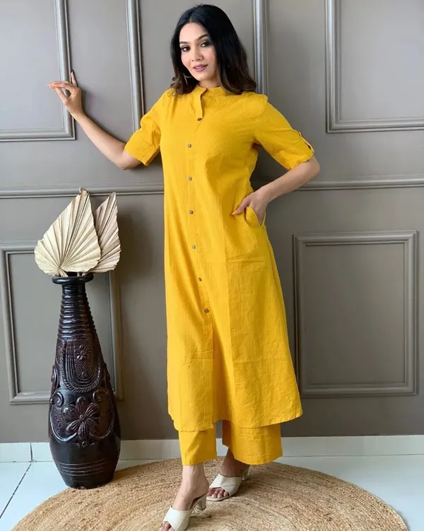Yellow_Cotton_Straight_Kurta_With_Palazzo_Set_For_Women