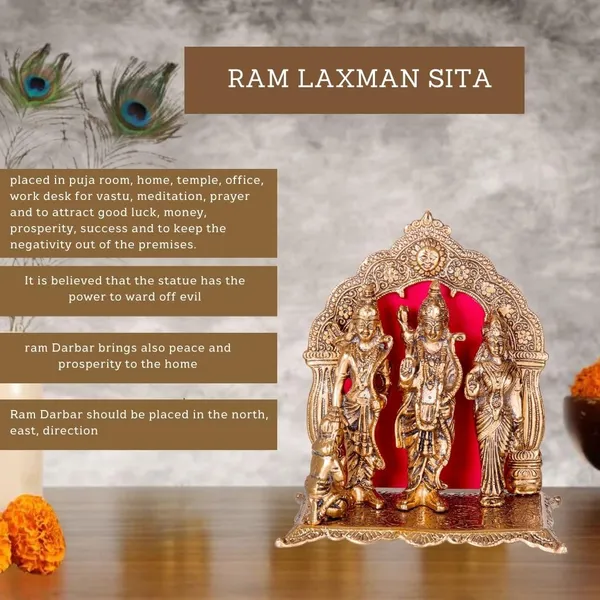 INTERNATIONAL_GIFT®_Copper_Plated_Ram_Darbar_God_Idol_Statue_Oxidized_Finish_with_2_Piece_Designer_Diya_with_Beautiful_Velvet_Box_Packing_and_with_Carry_Bag_(24H_x_21W_x_11L_Centimeters)