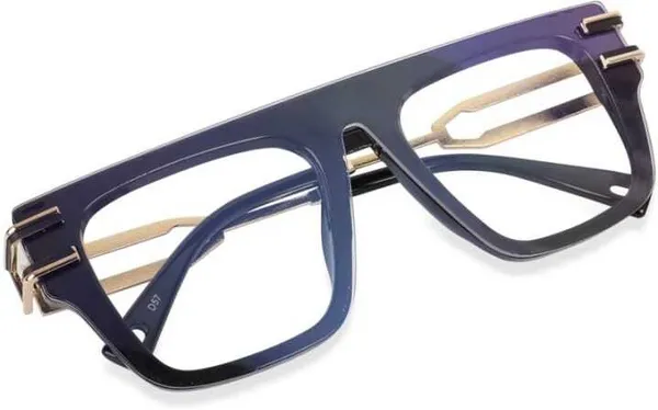 Gold_Black_Metal_RimLess_Retro_Square_Sunglasses_For_Men_&_Women