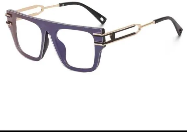 Gold_Black_Metal_RimLess_Retro_Square_Sunglasses_For_Men_&_Women