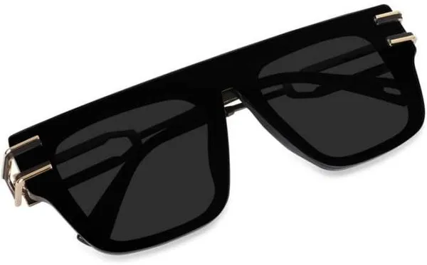 Gold_Black_Metal_RimLess_Retro_Square_Sunglasses_For_Men_&_Women