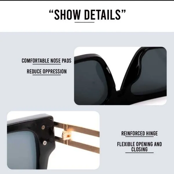Gold_Black_Metal_RimLess_Retro_Square_Sunglasses_For_Men_&_Women