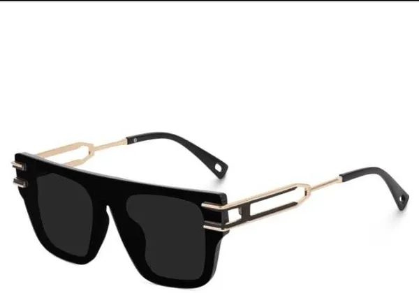 Gold_Black_Metal_RimLess_Retro_Square_Sunglasses_For_Men_&_Women