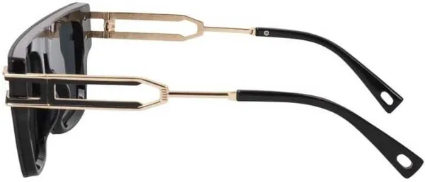 Gold_Black_Metal_RimLess_Retro_Square_Sunglasses_For_Men_&_Women