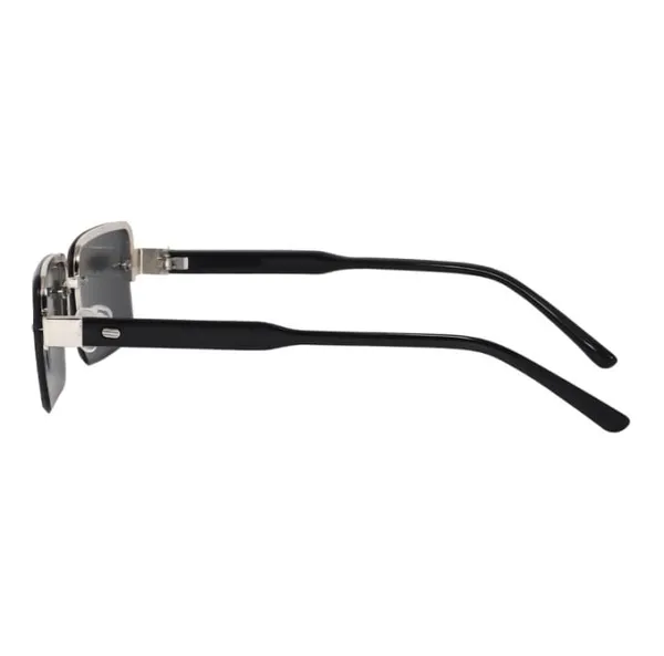 Silver_Black_unisex_Rim_less_sunglasses_for_men_and_women